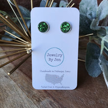 Load image into Gallery viewer, Glitter Studs (3 color options)