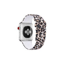 Load image into Gallery viewer, Leopard Cheetah Animal Silicone Apple Watch Band