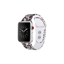 Load image into Gallery viewer, Leopard Cheetah Animal Silicone Apple Watch Band