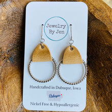 Load image into Gallery viewer, Twisted Hoop Dangle (4 colors)