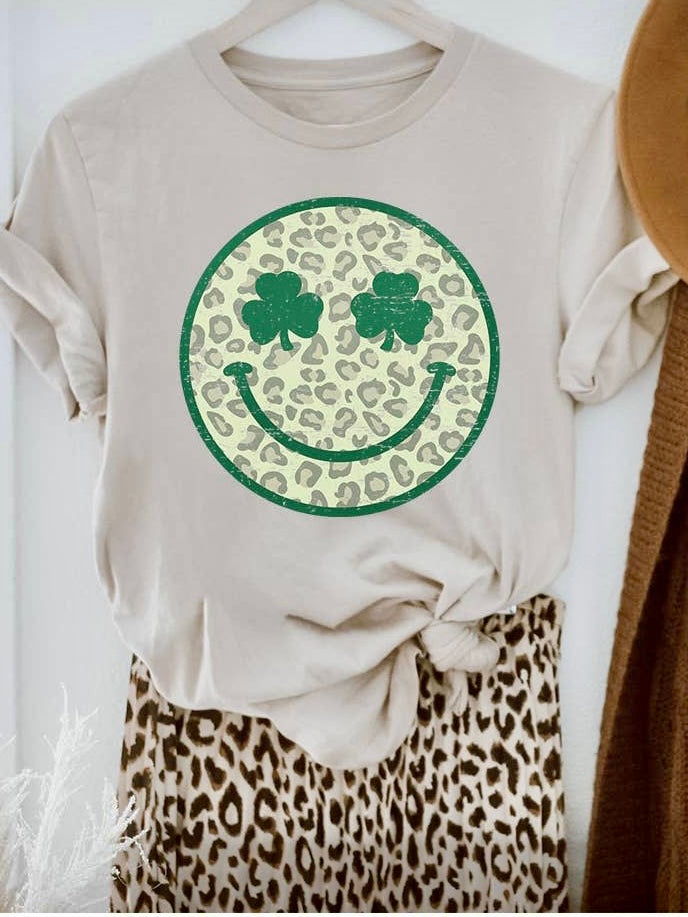 St. Pattys Smiley Graphic Tee