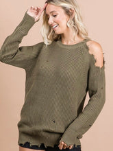 Load image into Gallery viewer, Freda Cold Shoulder Sweater
