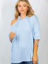 Load image into Gallery viewer, Peek-A-Boo Cold Shoulder Top