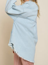 Load image into Gallery viewer, Distressed Shacket - 2 color options