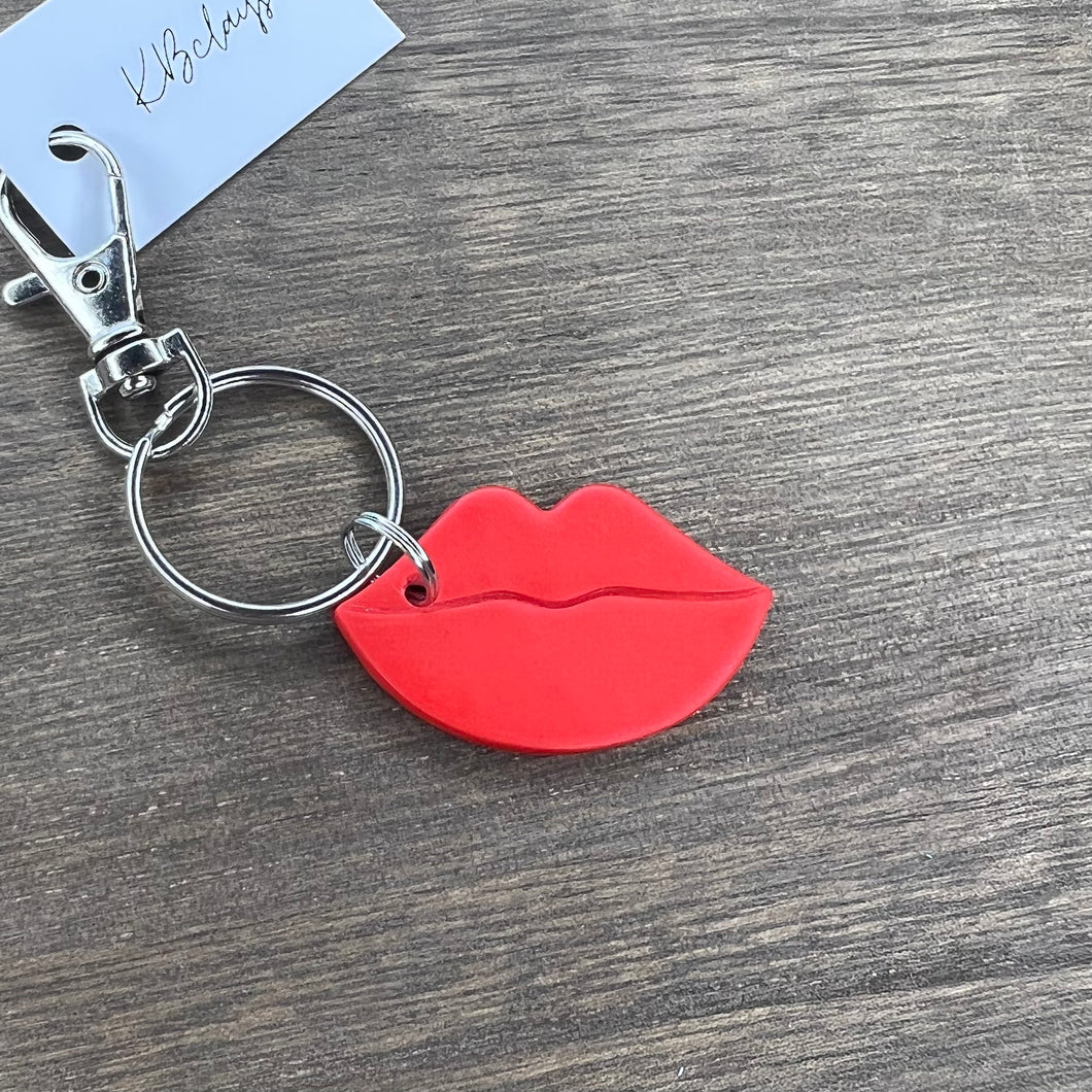 Pucker Up Keychain or Purse/Backpack Charm 💋