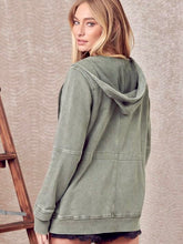 Load image into Gallery viewer, Cameron Utility Cargo Jacket in Charcoal or Army Green