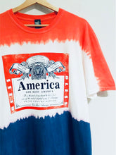 Load image into Gallery viewer, Premium Dip-Dyed America Tee