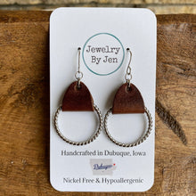 Load image into Gallery viewer, Twisted Hoop Dangle (4 colors)