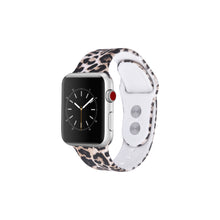 Load image into Gallery viewer, Leopard Cheetah Animal Silicone Apple Watch Band
