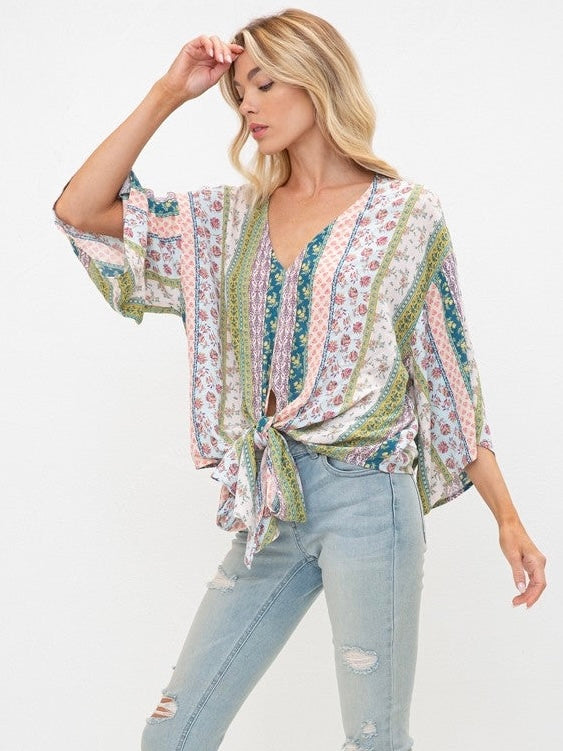Floral Bell Top