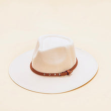 Load image into Gallery viewer, Ophelia Fedora w/ Belted Trim (3 color options)
