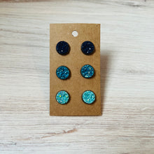 Load image into Gallery viewer, Glitz N Glam Druzy Stud Earrings (4 color options)
