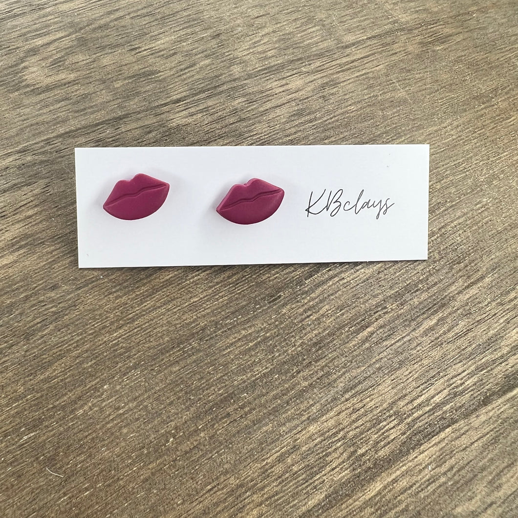 Pucker Up Earrings - 4 color options