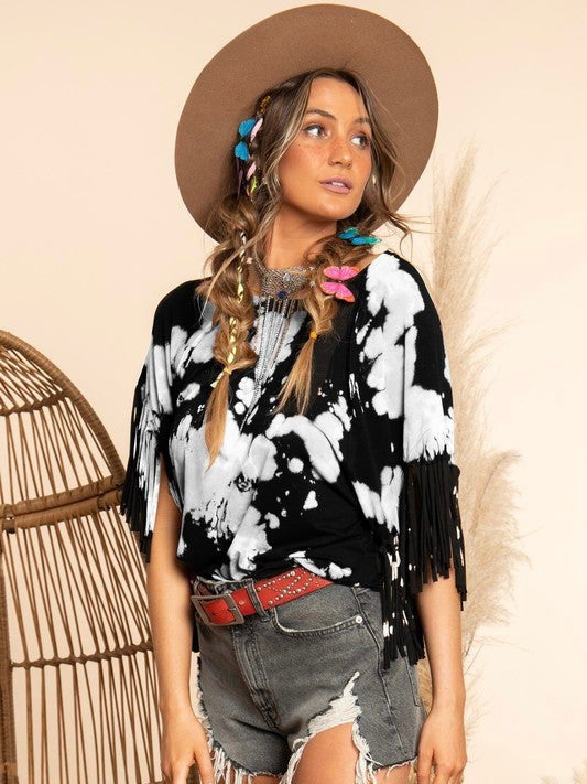 Wild and Free Fringe Top